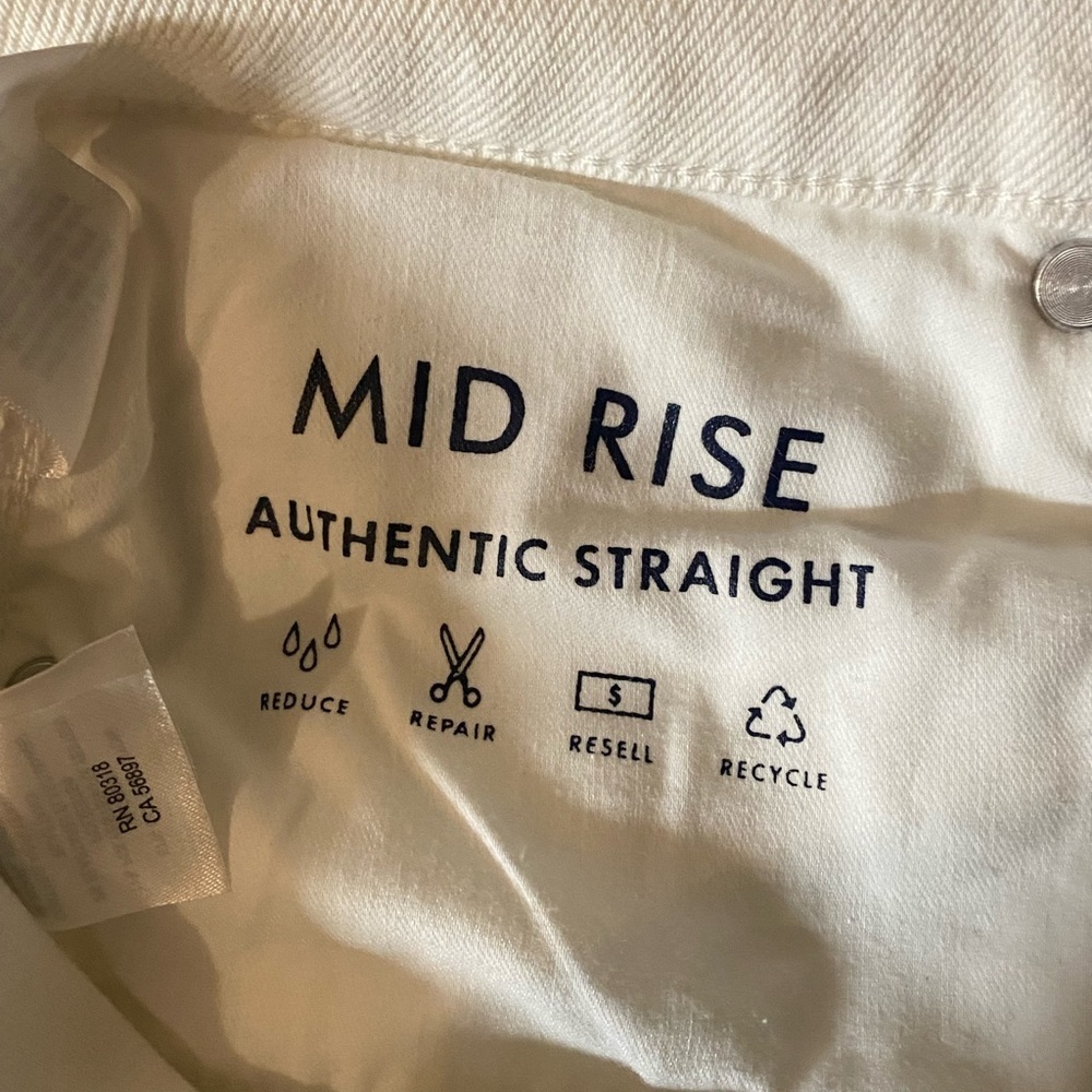 lucky brand mid rise authentic straight - Picture 12 of 12